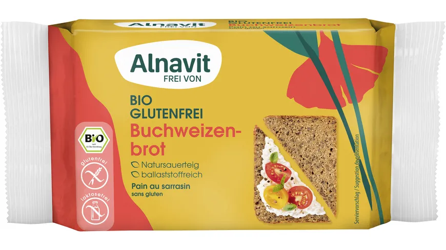 Alnavit bio Buchweizenbrot glutenfrei 250 g