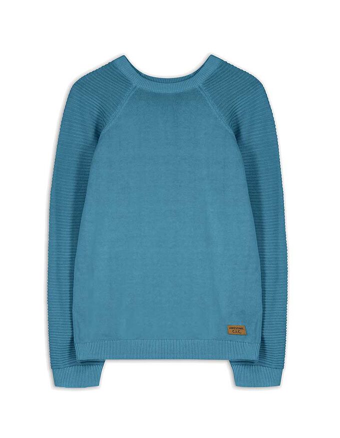 Strickpullover - Labelpatch