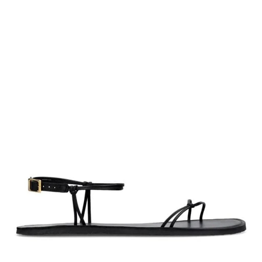 Groundies Cadiz Black Barfußsandalen