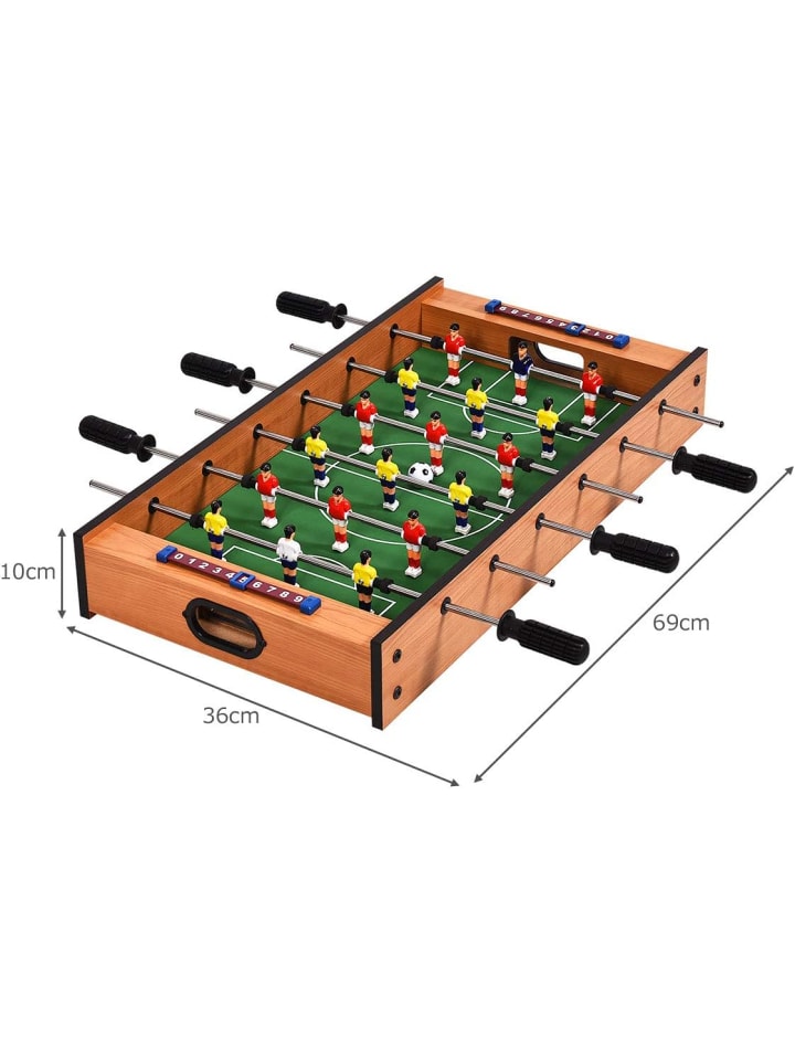 COSTWAY Mini Tischkicker in Grün günstig kaufen 70 x 35 cm