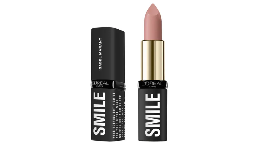 L'ORÉAL PARIS Isabel Marant Smile Lipstick La Seine Shadow