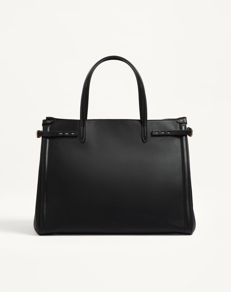 Bolsa de compras Valentino Garavani Antibes média em couro de bezerro