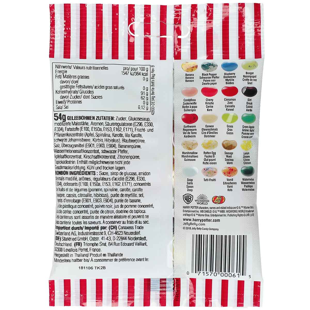 Harry Potter Bertie Bott's Beans 54g
