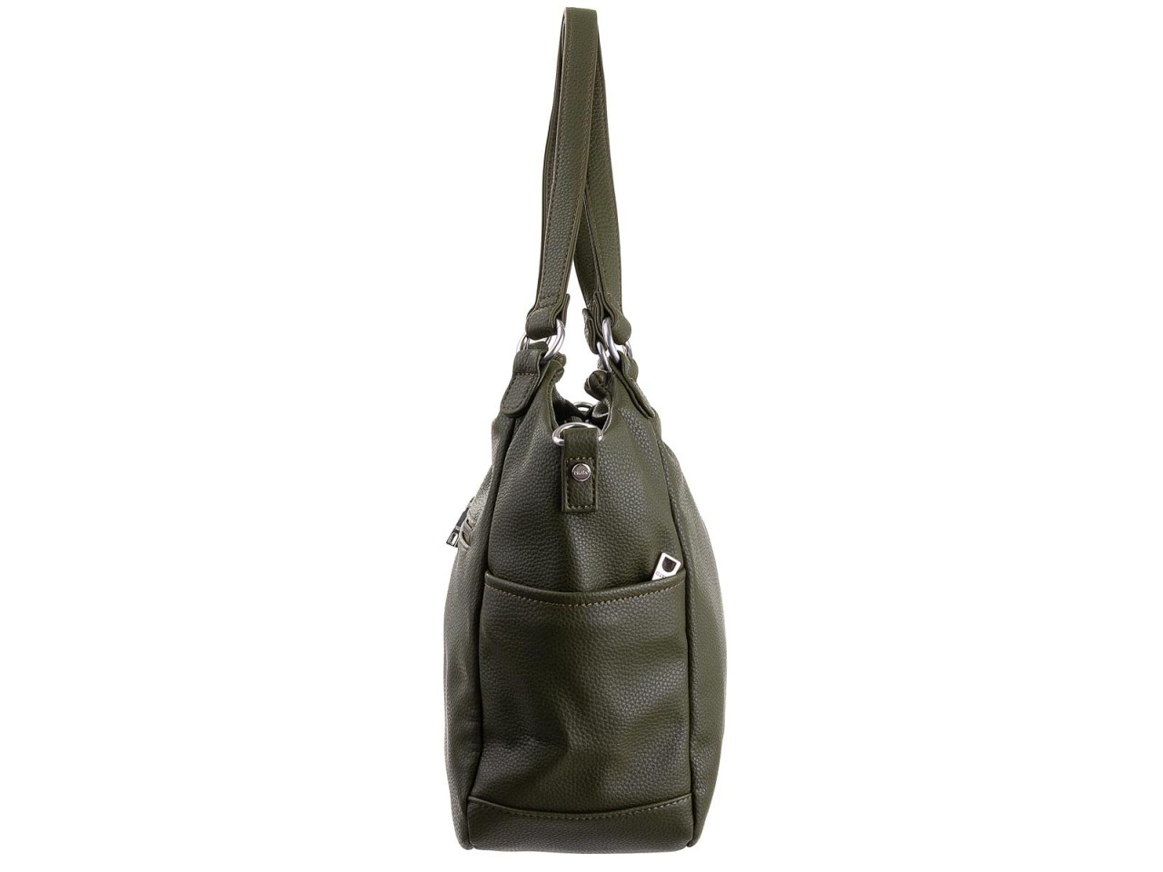 FRANKY Handtaschen khaki PU genarbt