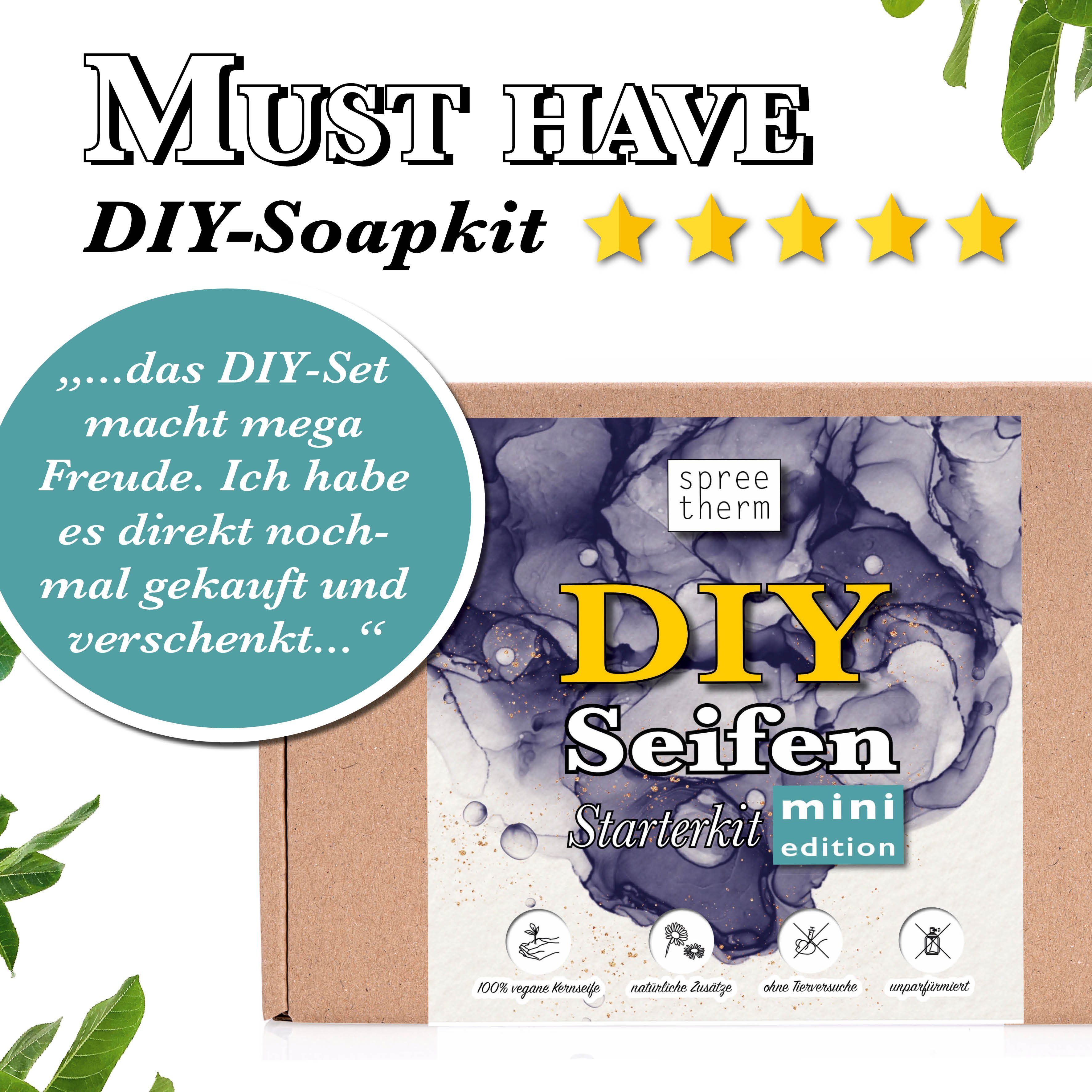 spreetherm Seifen-Set SEIFE SELBER MACHEN, inkl. 100 % veganer Kernseife, uvm., 1-tlg., - Unsere Empfehlung