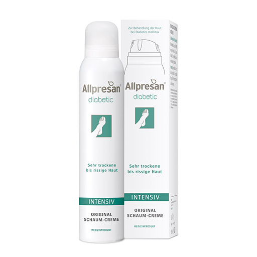 ALLPRESAN diabetic INTENSIV Schaum-Creme  200 ml  Schaum