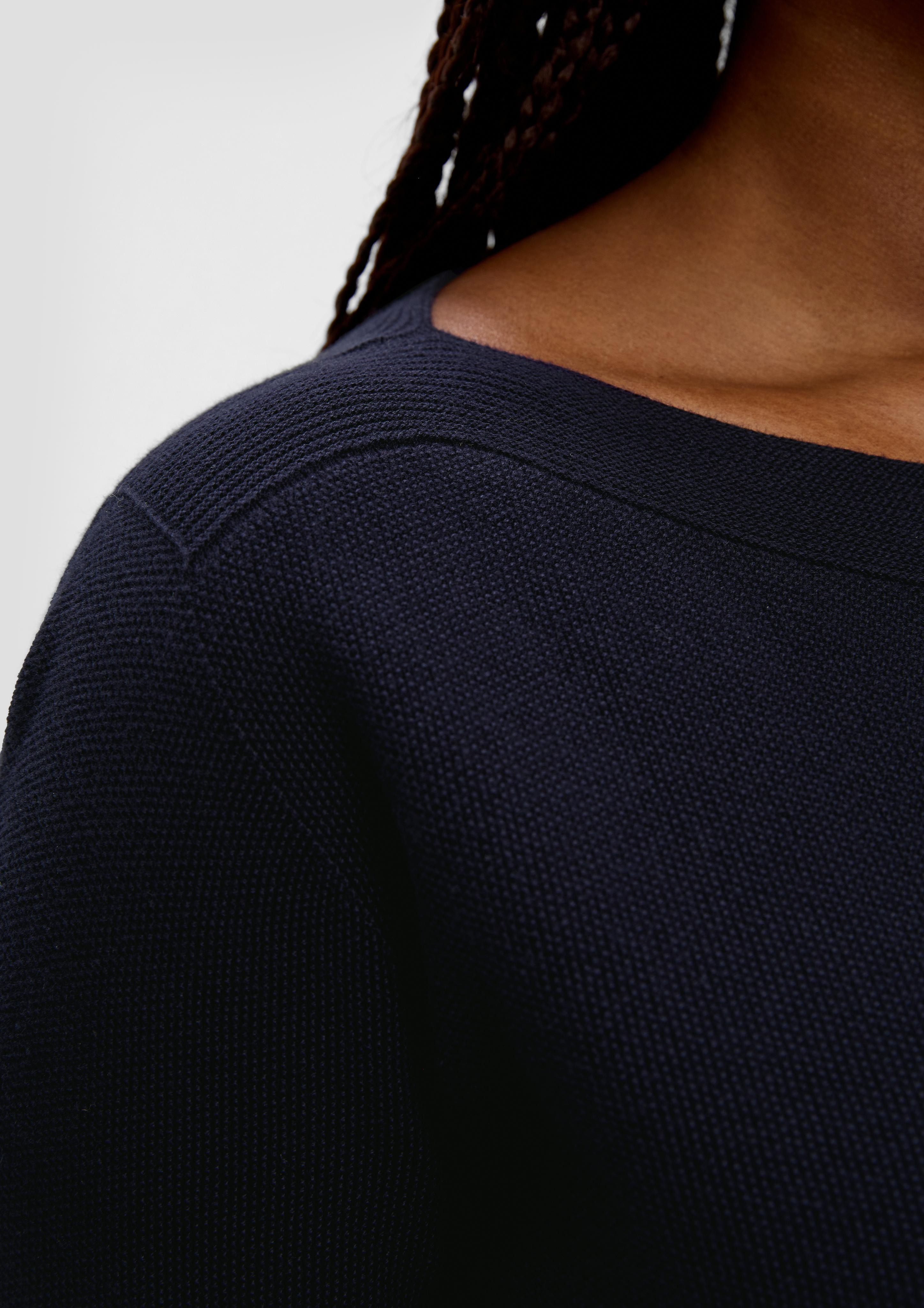 Strickpullover mit geschlitztem Saum  2138089-5959