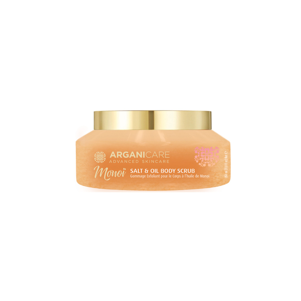 Arganicare Gommage exfoliant pour le corps à l’huile de Monoï. gommage corps