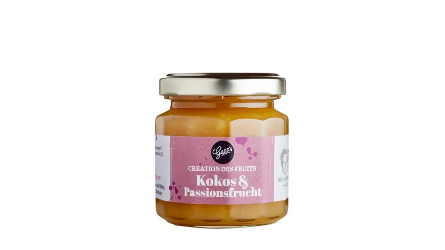 Gepp's Fruchtaufstrich Kokos & Passionsfrucht 125 g