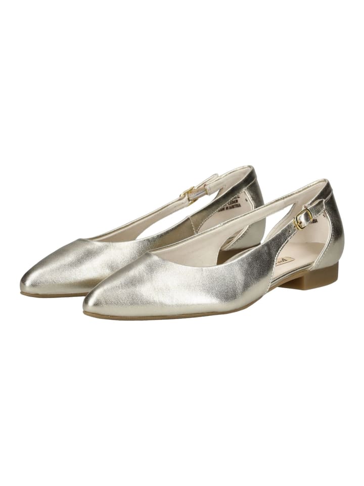 Paul Green Ballerinas in Platin günstig kaufen