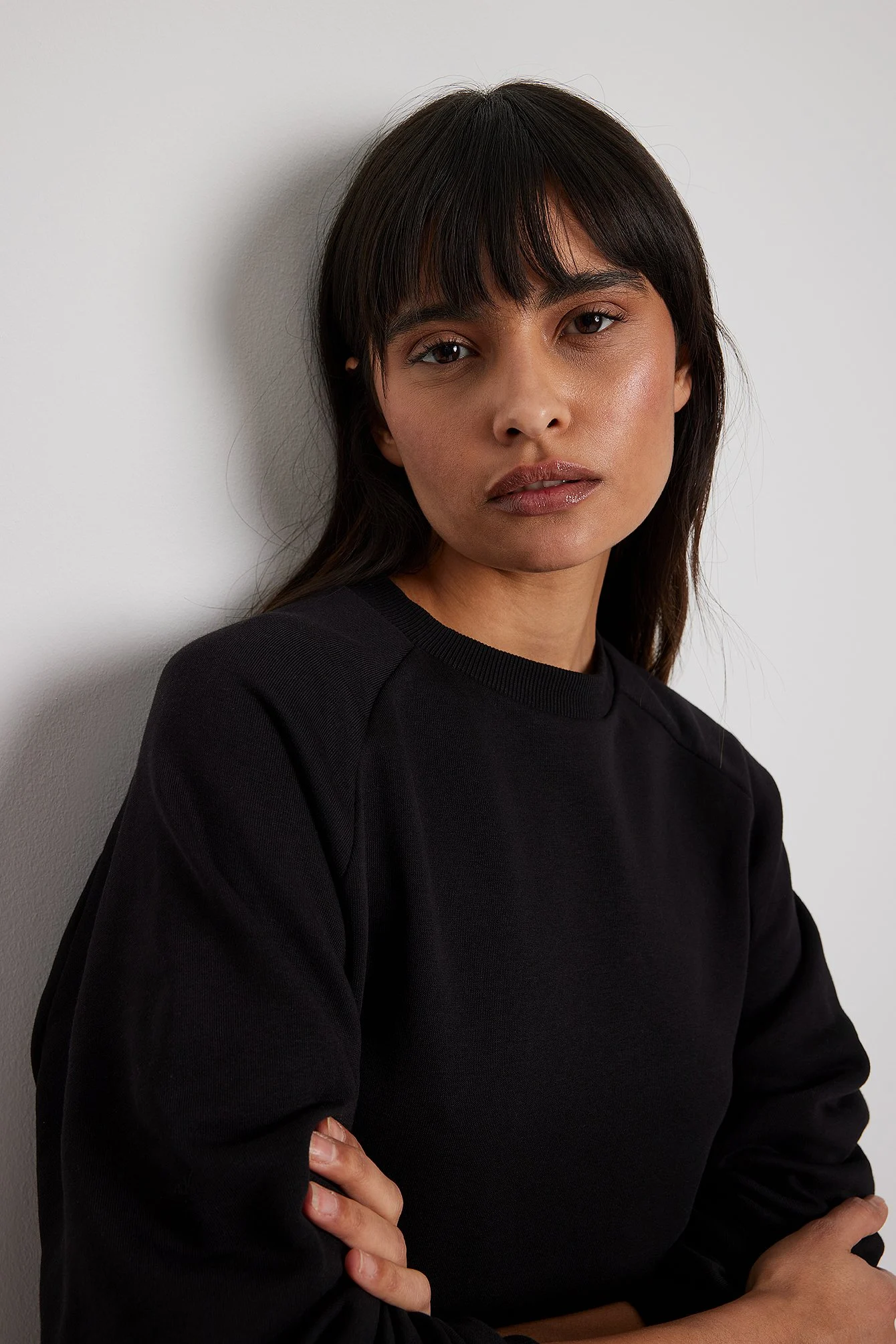 Langer Basic-Pullover