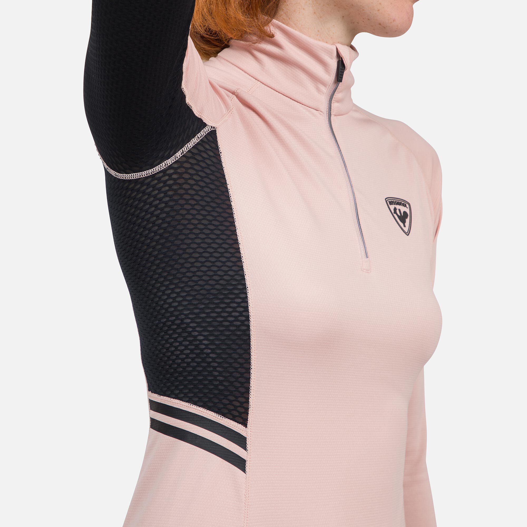 Première couche demi-zip Poursuite femme