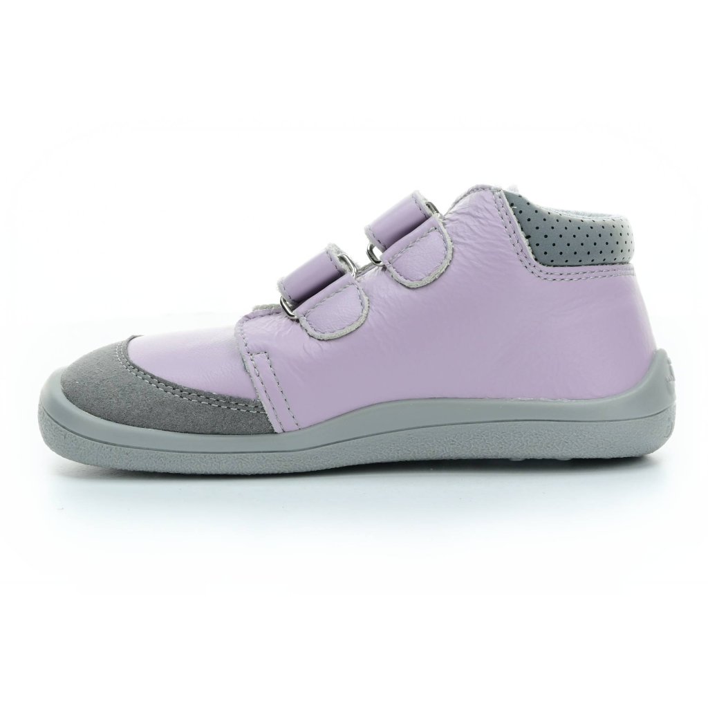 Beda Jasmine mit Membran und Hinterkappe (BF 0001/W/M/SO/2/OP) hellviolette Barfuß-Stiefeletten
