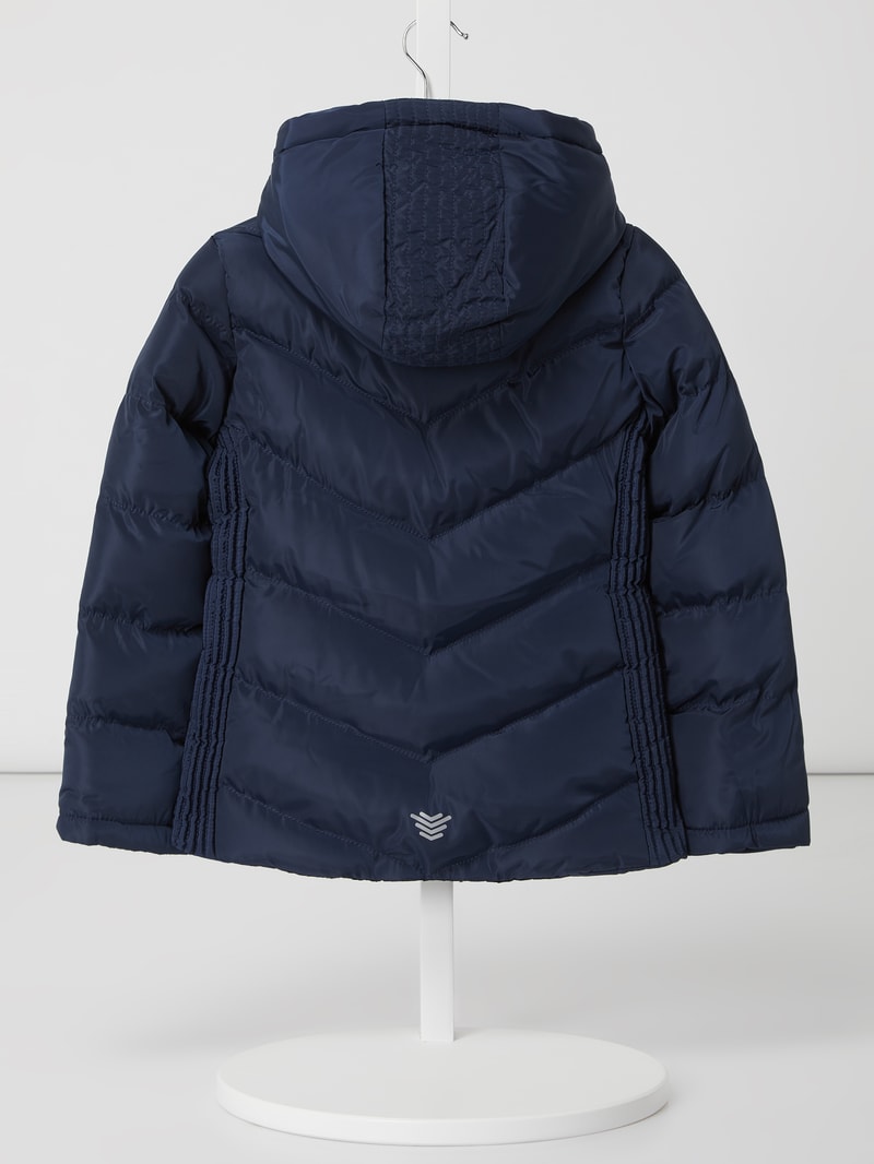 Steppjacke mit Kapuze Modell 'Lurdes' - wasserabweisend in marineblau