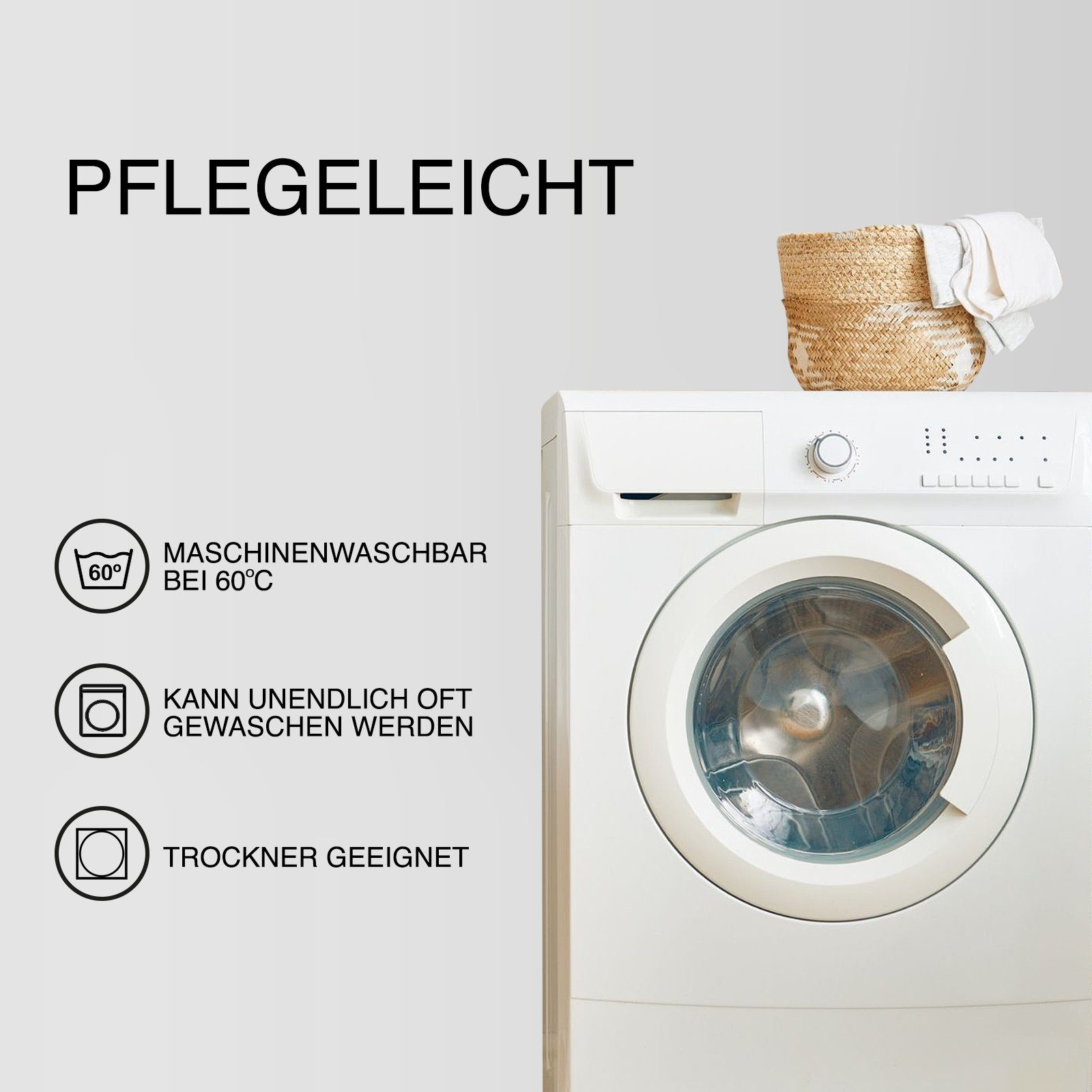 Bettwäsche Bettwäsche Bettgarnitur 135x200 155x220 200x200 Mikrofaser 2tlg, TRENDBUY24, 2 teilig
