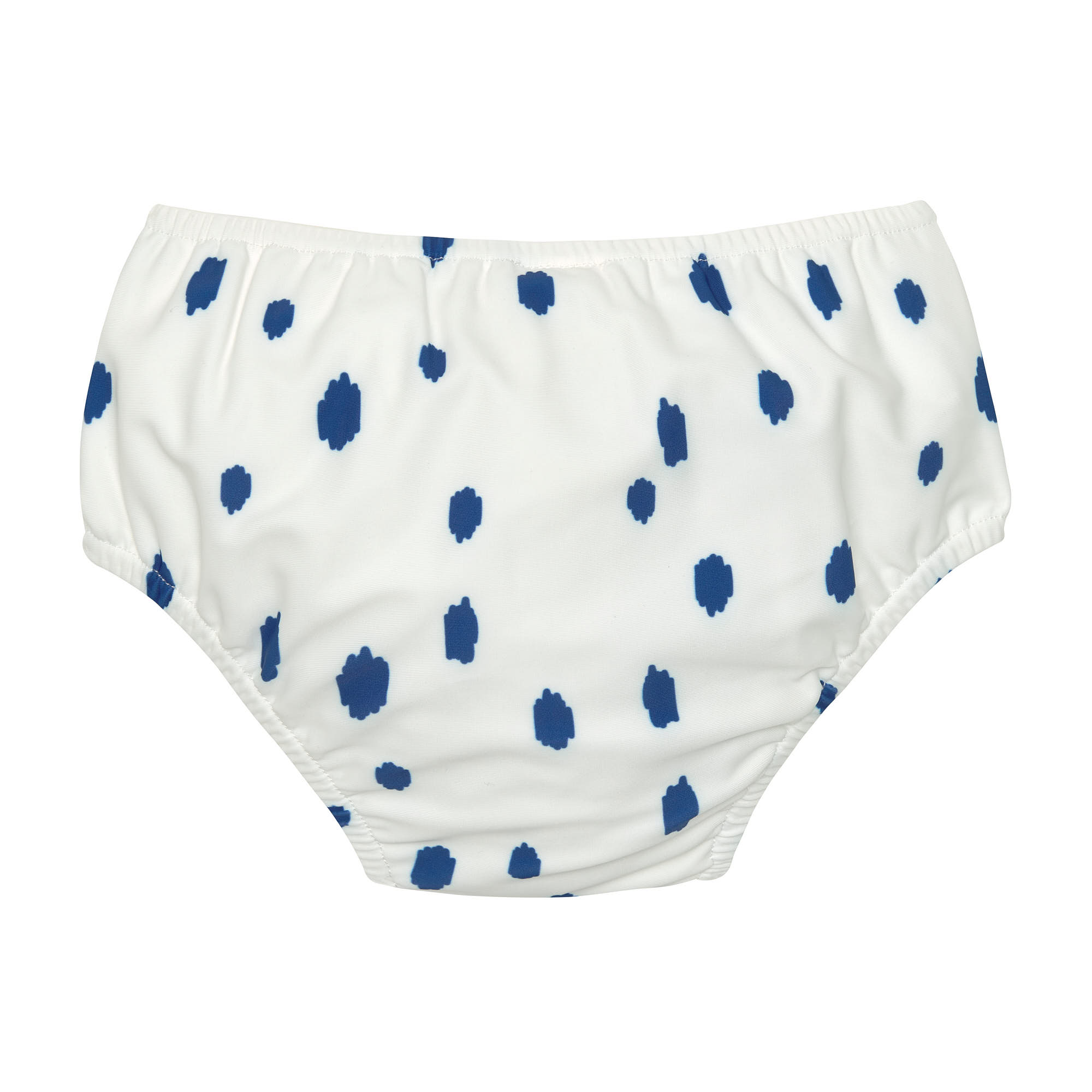 Schwimmwindel mit Druckknöpfen - Streifen, Blau Weiß