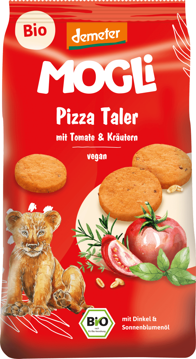 Kindersnack Pizzataler ab 3 Jahren, 125 g