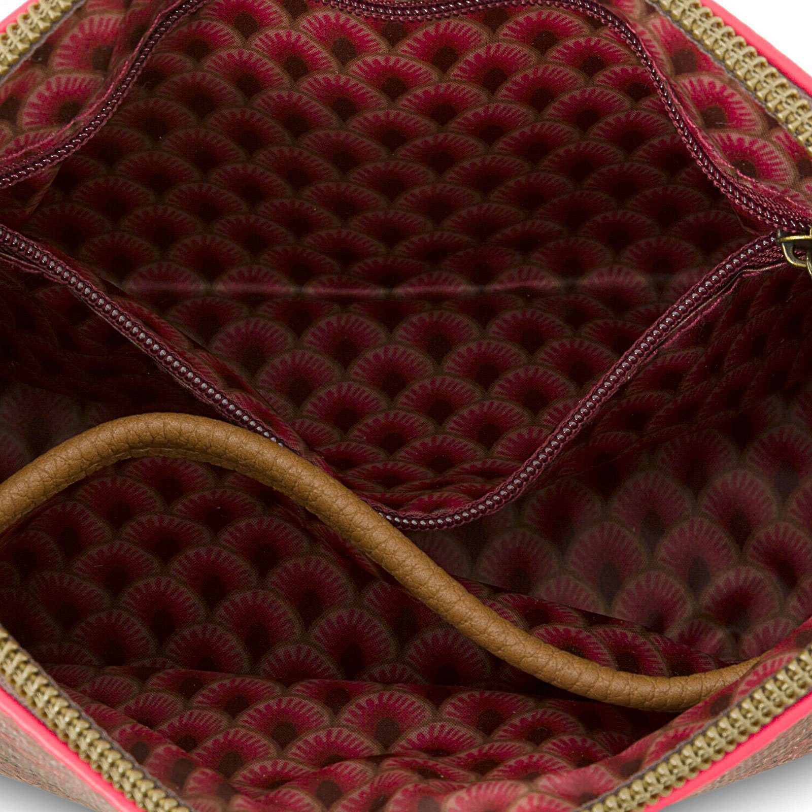 PiP Studio Kosmetiktasche Cosmetic Bag Triangle Small Suki, aus abwischbarem und strukturiertem Kunstleder