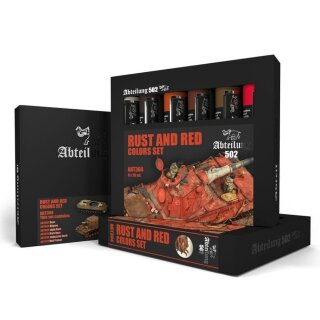Abteilung 502 - Rust And Red Colors Set (6 x 20ml)