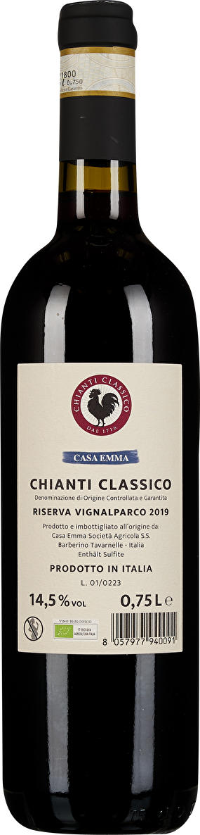 Casa Emma Chianti Classico Riserva Vignalparco 2019