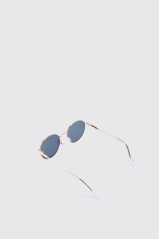 Runde Metall-Sonnenbrille