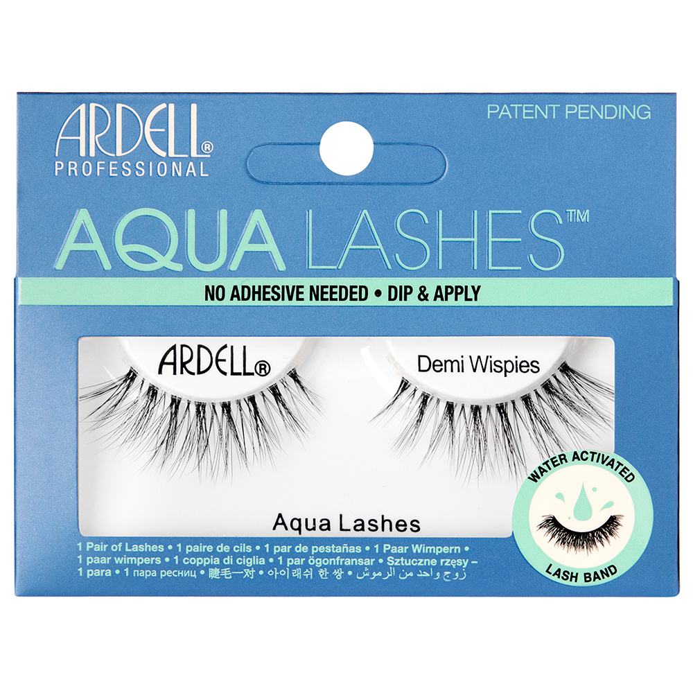 Ardell Faux-cils AquaLash Demi Wispies Faux-Cils franges AquaLashes adhèrent au contact de l'eau et réutilisables