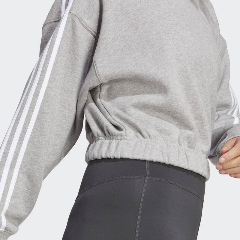 adidas Essentials 3-Streifen Crop Sweatshirt Sweatshirt Damen