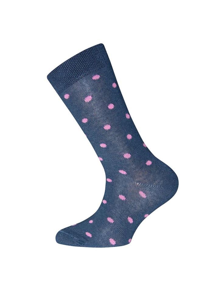 ewers 6er-Set Socken 6er Pack Blumen/Punkte/Ringel in marone - hell wildrose - tinte günstig kaufen