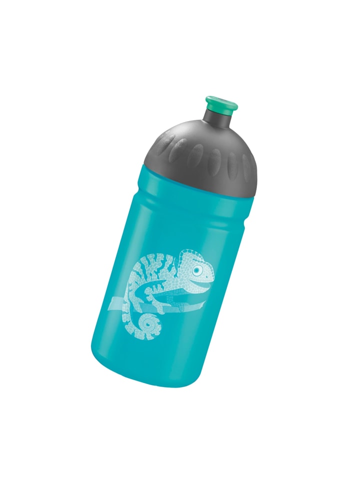 Step by Step Trinkflasche, 0,5 l, für Kindergarten und Schule in Chameleon Joshy, Türkis günstig kaufen 18,5 cm