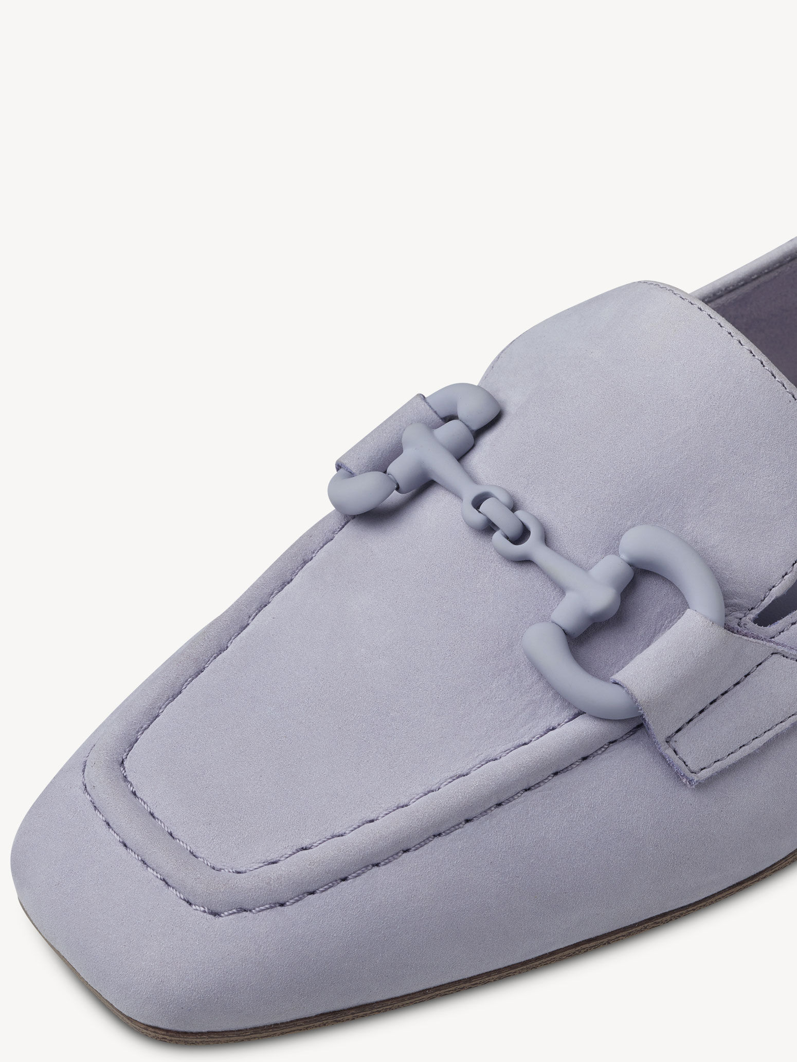 Slipper en cuir - mauve