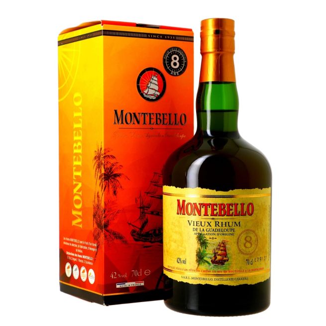Rhum agricole Montebello Rhum Vieux, 8 ans 42°