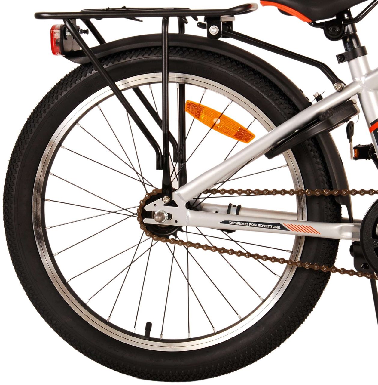Volare Cross Kinderfahrrad - Jungen - 20 Zoll - Silber