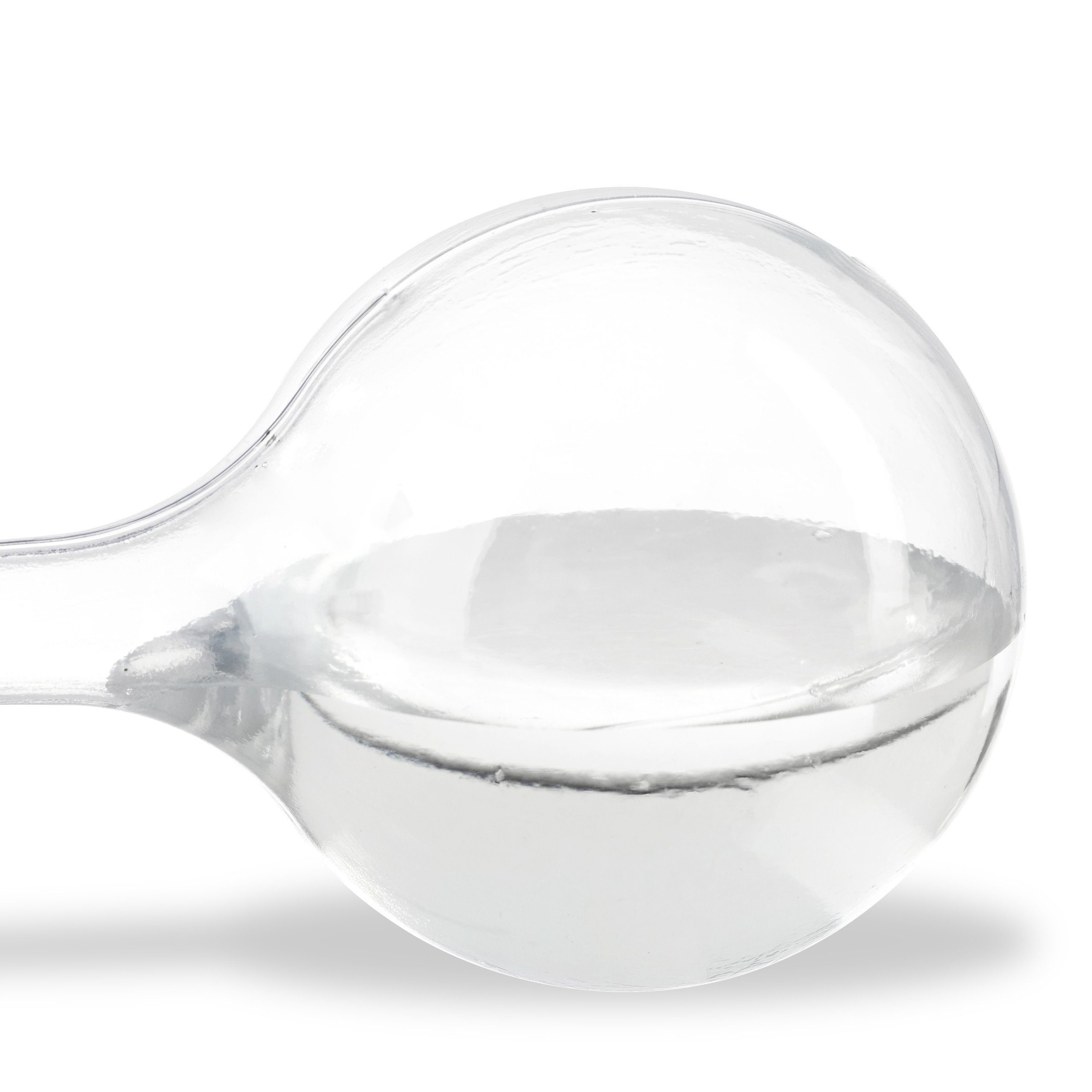 relaxdays Tropfer 12 x Bewässerungskugeln transparent