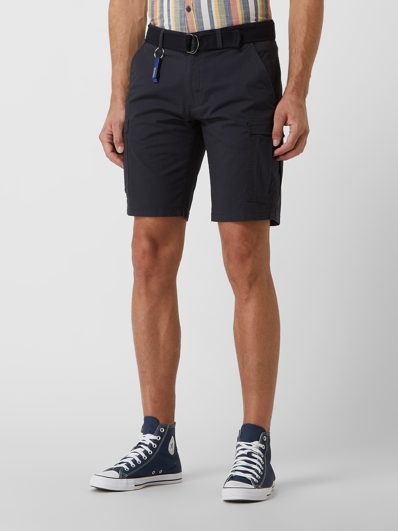 Cargoshorts mit Stretch-Anteil in marineblau