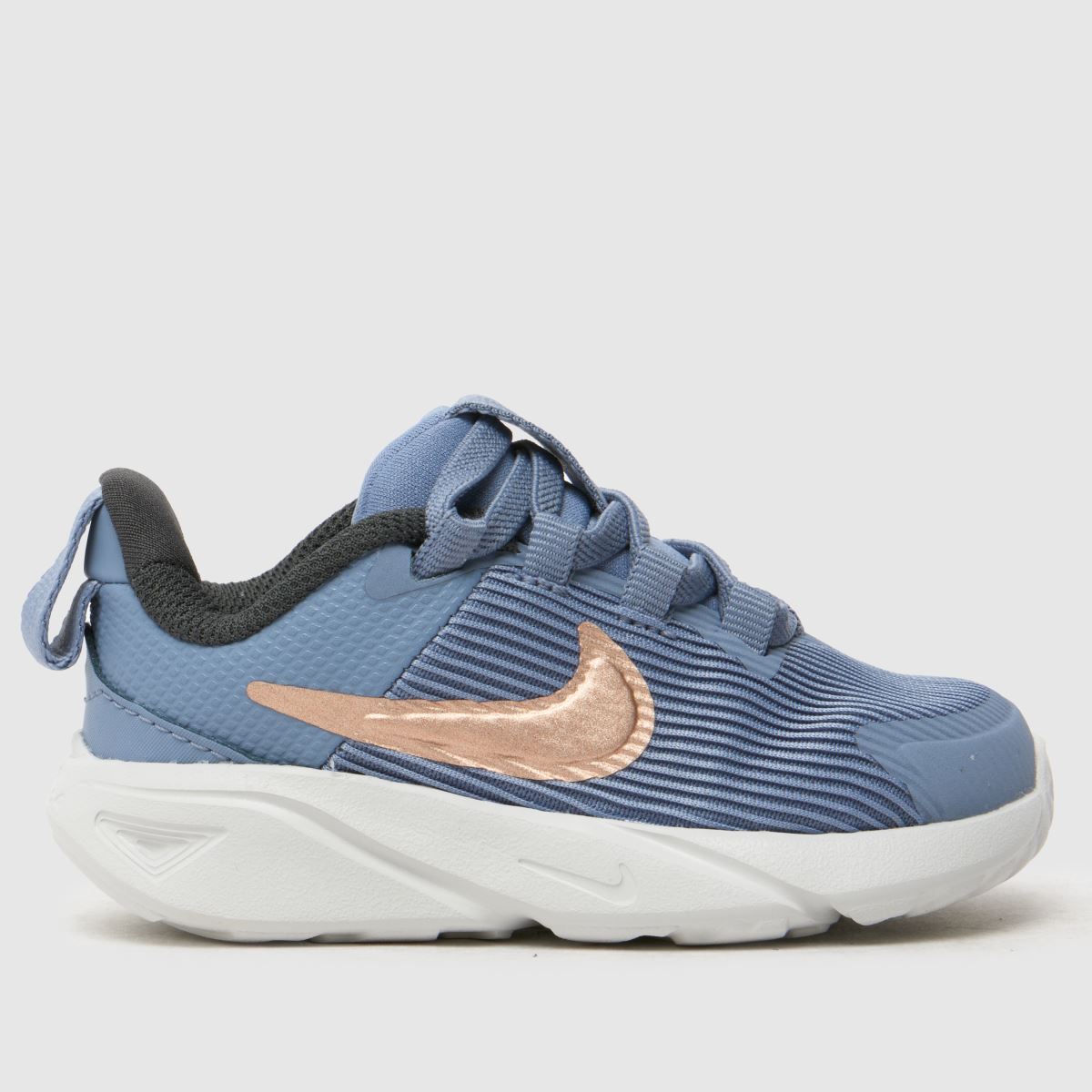 Nike grå Star Runner 4 flickor småbarnsskor