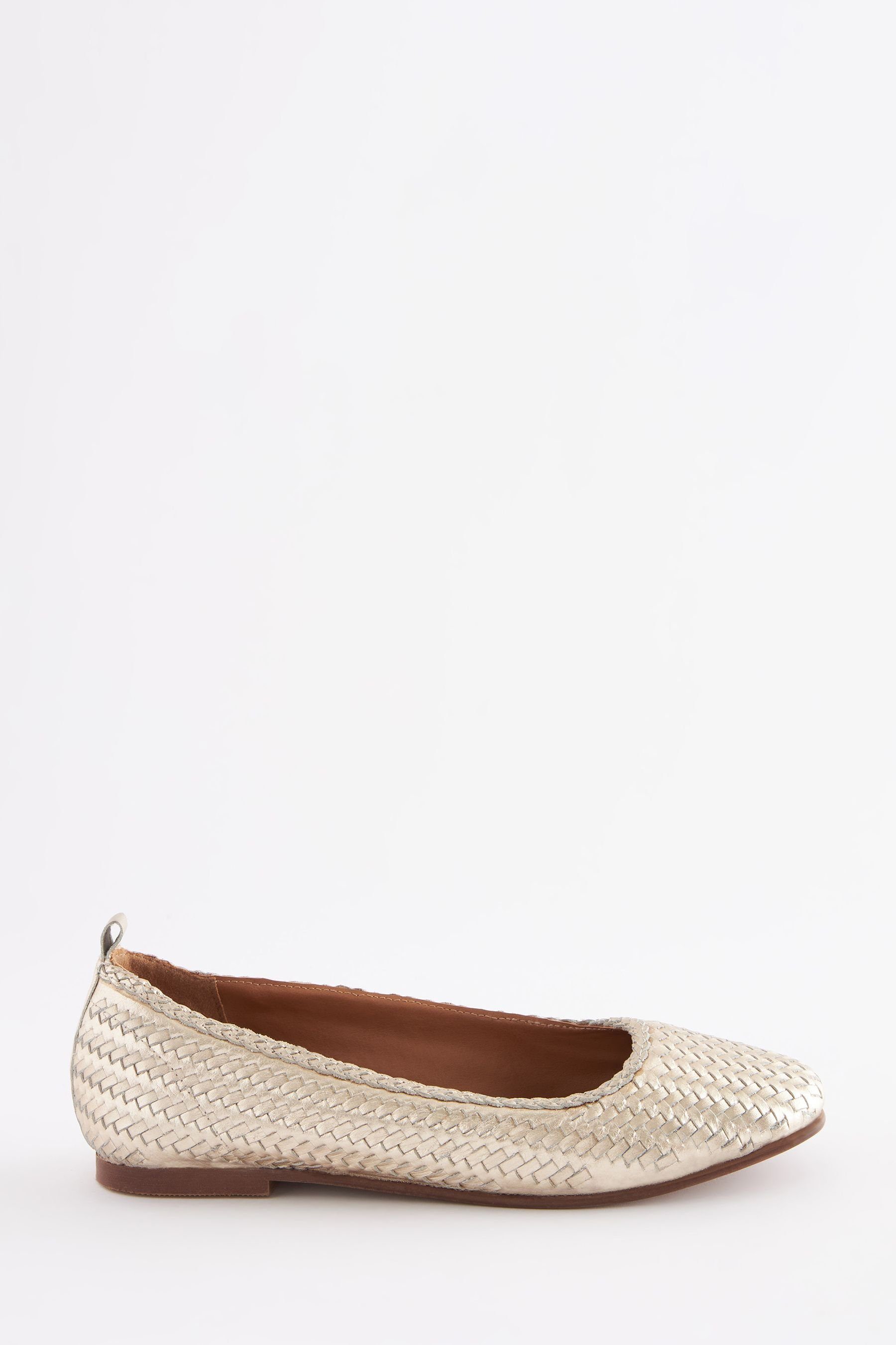Next Forever Comfort Ballerinas aus geflochtenem Leder Ballerina (1-tlg)