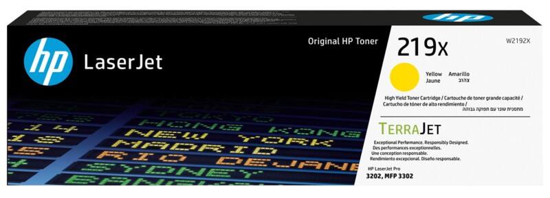 HP 219X Original Tonerkartusche W2192X Gelb