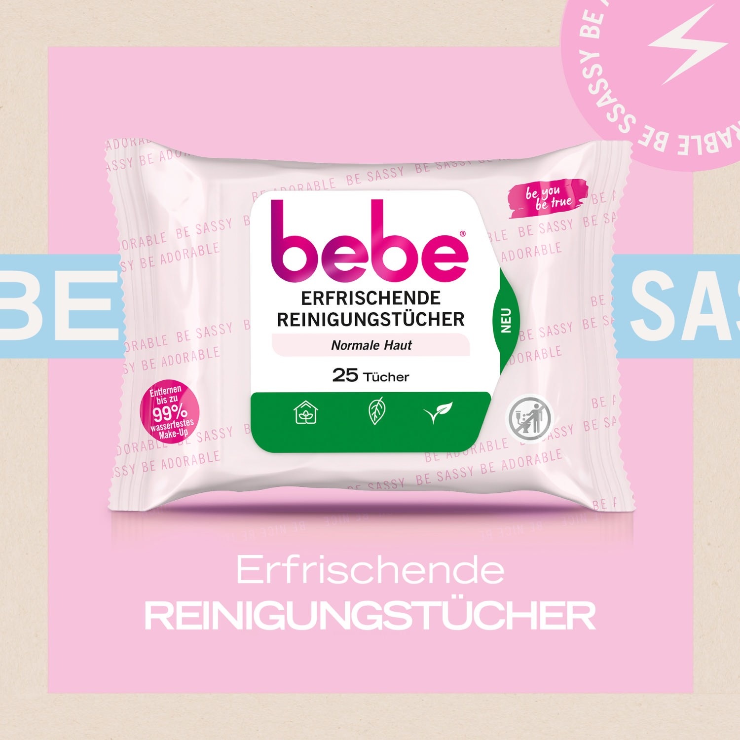 Erfrischende Reinigungstücher