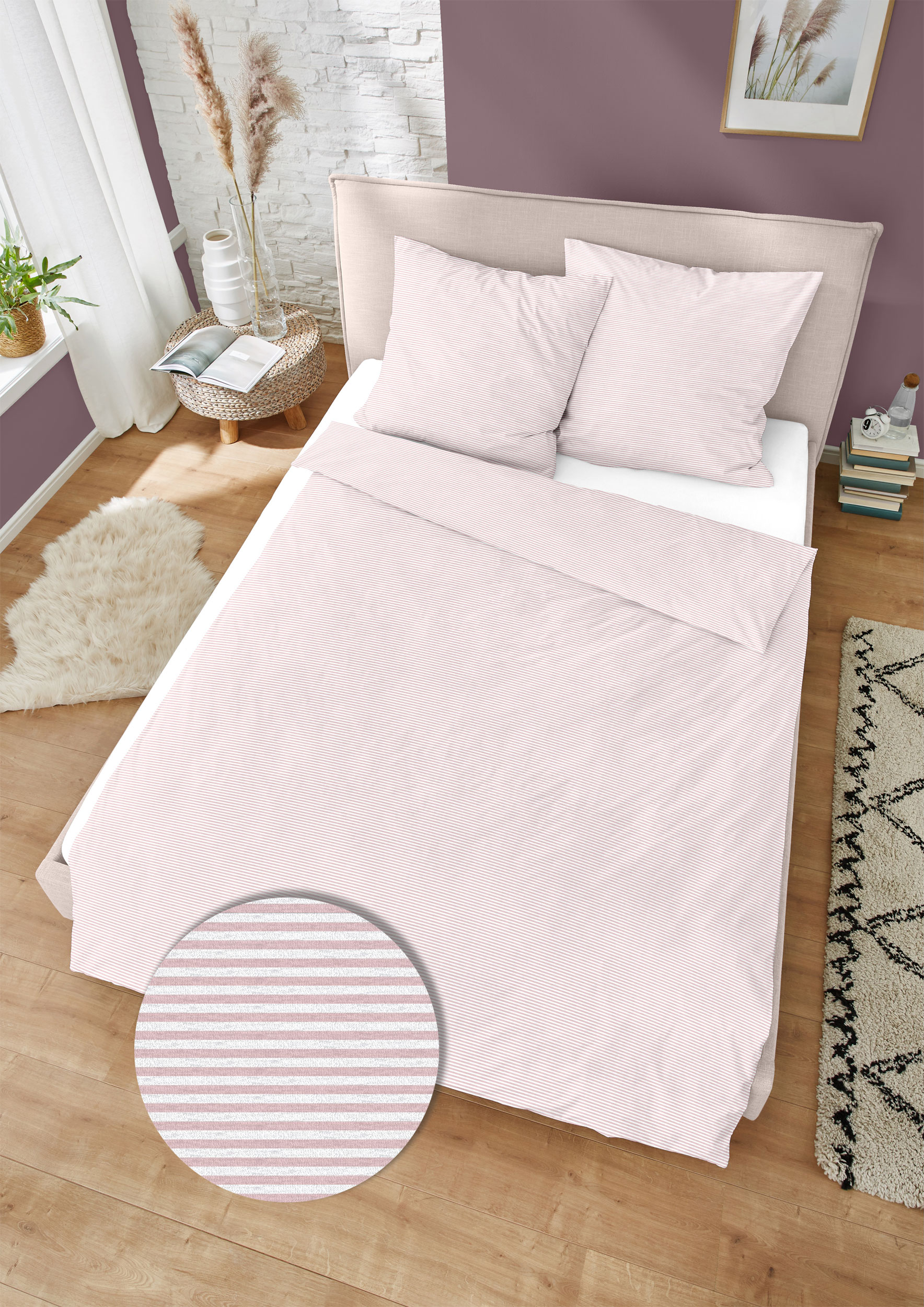 DormisetteJersey-Melange-Bettwäsche