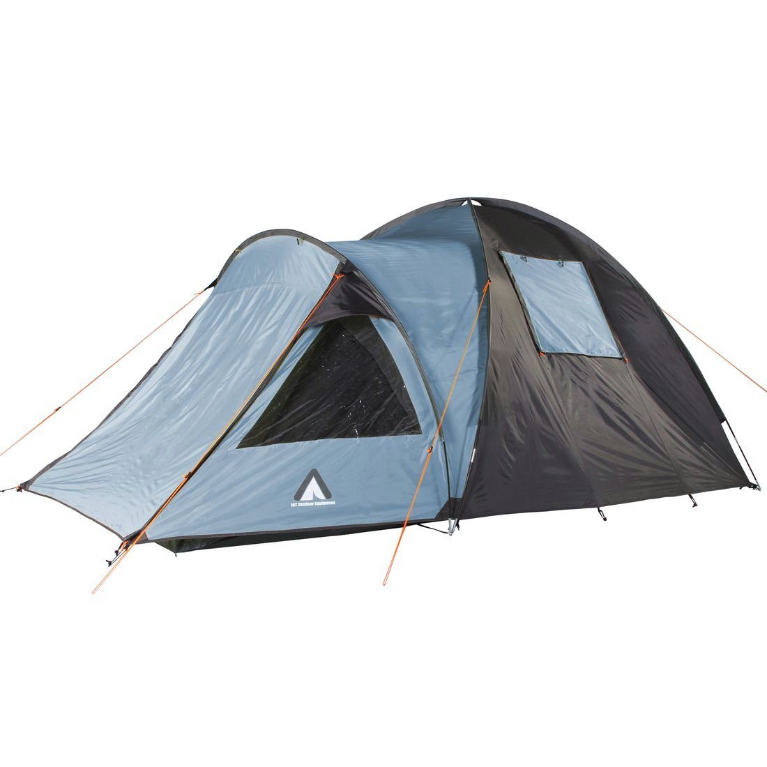 10T Outdoor Equipment Kuppelzelt Glenhill Arona 4 Mann Zelt Kuppelzelt 5000 mm mit XXL Schlafkabine, Personen: 4