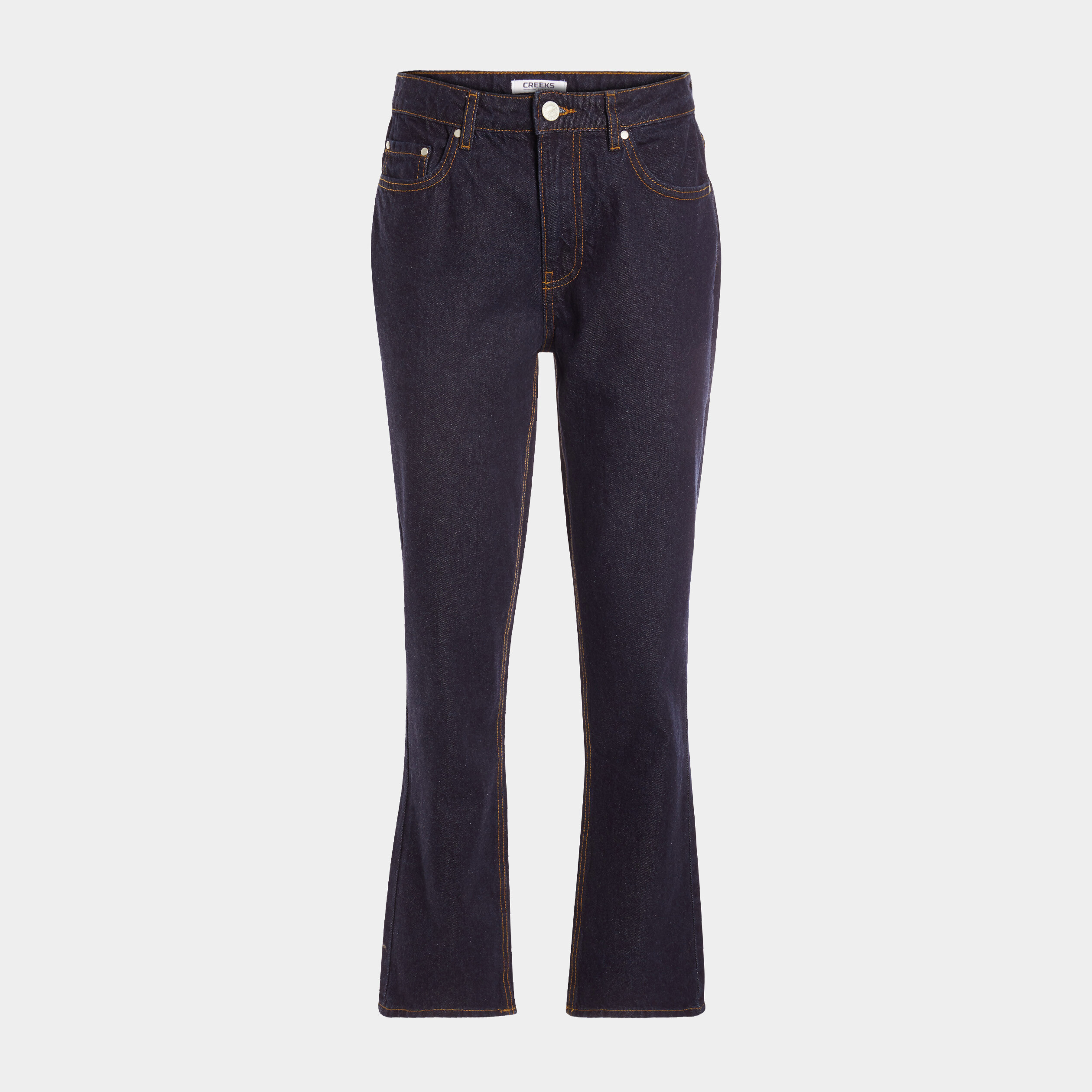 Jeans straight taille haute denim stone femme | La Halle