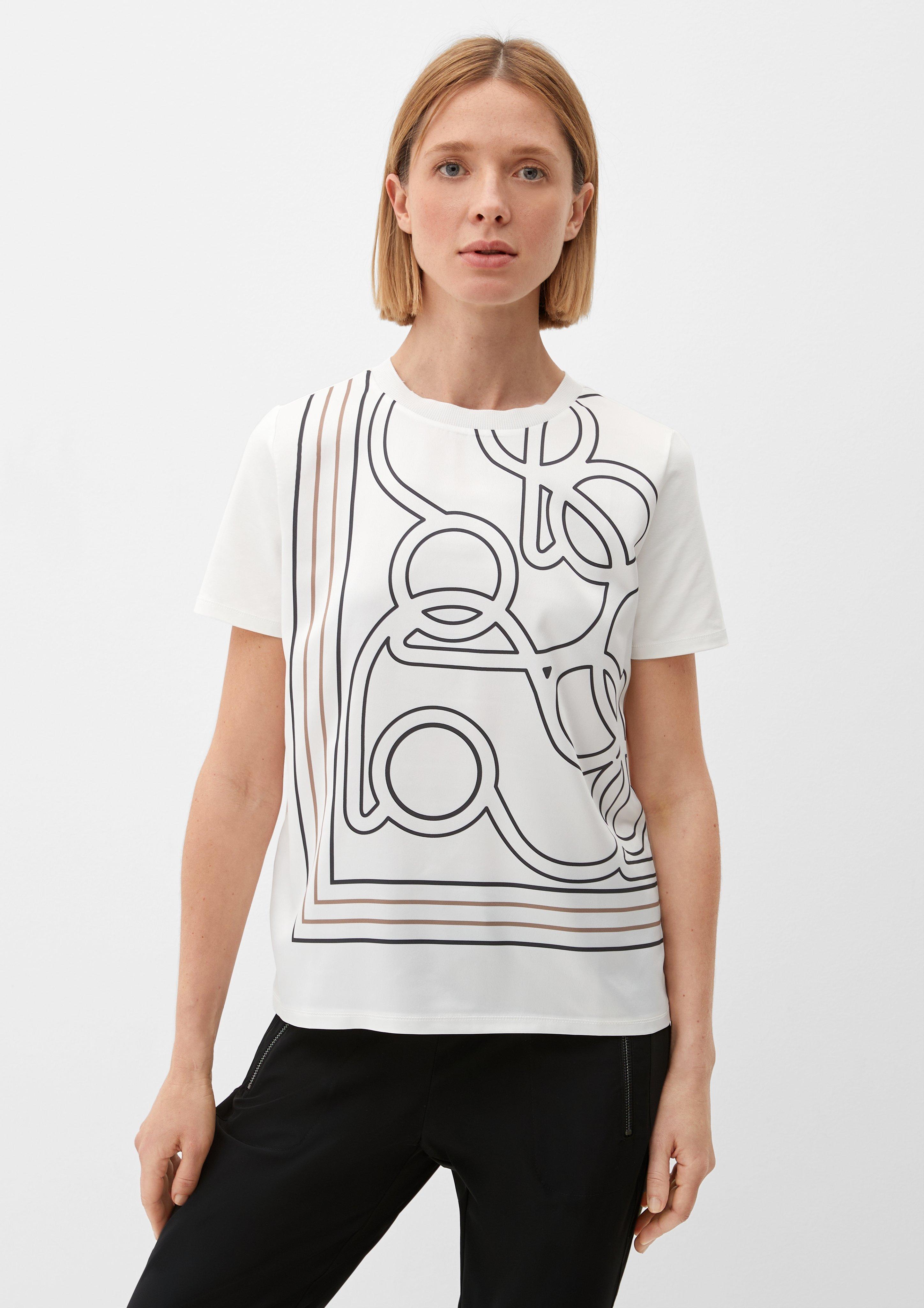 T-Shirt im Fabricmix  2129943-02D1