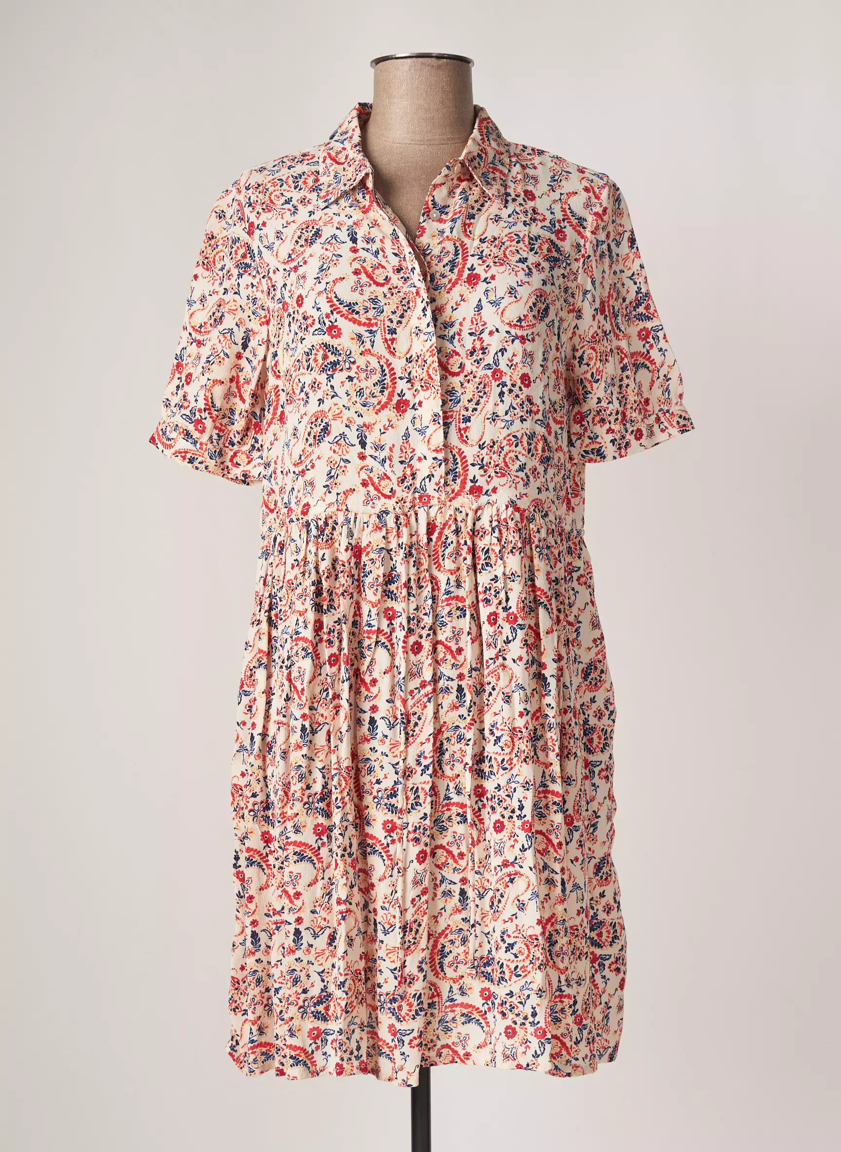 Pieces Robes Courtes Femme couleur orange