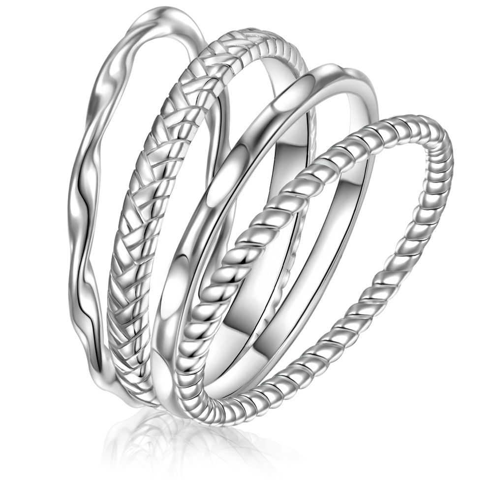 Glanzstücke München Bague en argent Argent sterling en Argent Bague