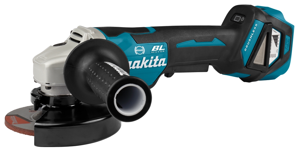 Makita DGA517ZJ 18V vinkelslip 125 mm med broms exkl. batterier och laddare i MBox