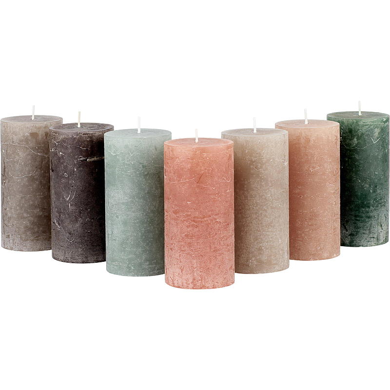Vie Home Kubbelys 12 cm ø 6 cm rustikk