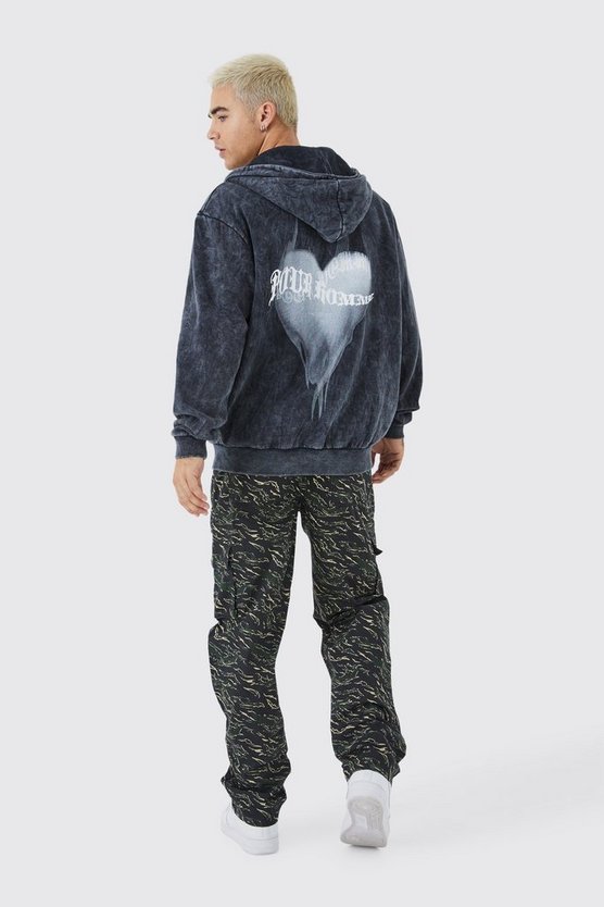 Lockere Camouflage Cargohose
