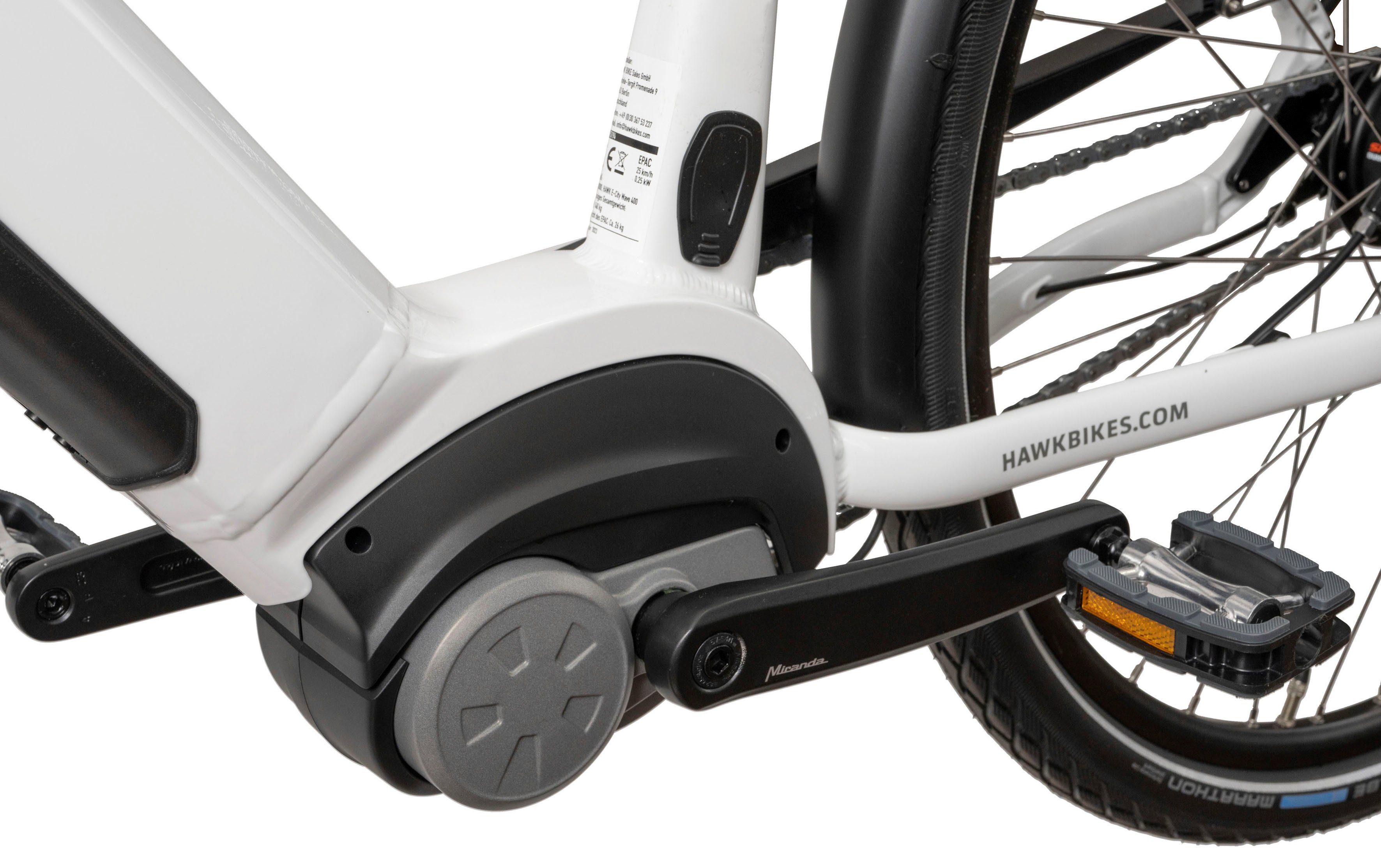 HAWK Bikes Cityrad Wave 400, 8 Gang Shimano, Nabenschaltung