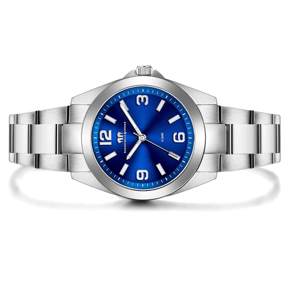 Rhodenwald & Söhne Montre à quartz Majestia en Argent Acier inoxydable en Argent Montre