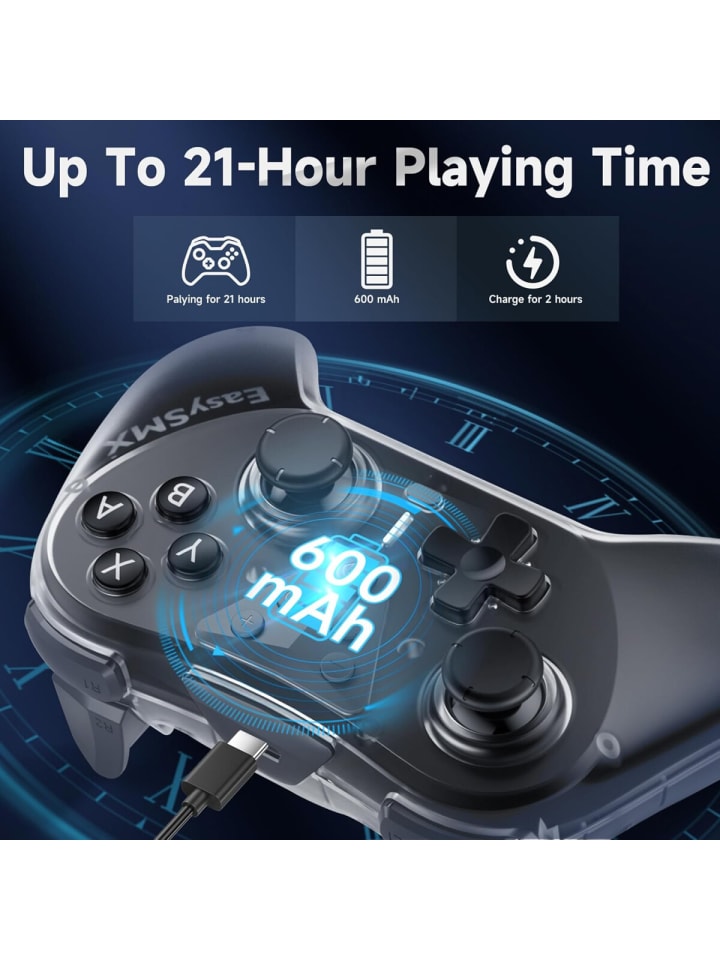 Almina Switch Pro Controller, kabelloser Switch-Controller in Schwarz günstig kaufen onesize